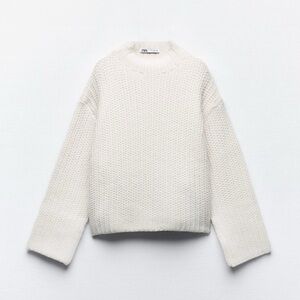 Zara Textured Knit Sweater